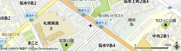 株式会社北炭ゼネラルサービス　環境事業部札幌分析センター周辺の地図