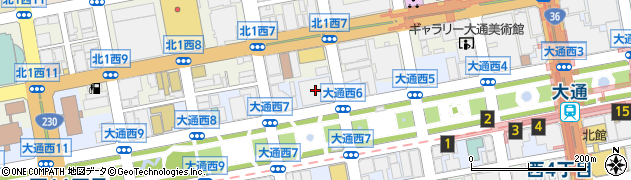 ＮＴＴコムウェア札幌ビル周辺の地図