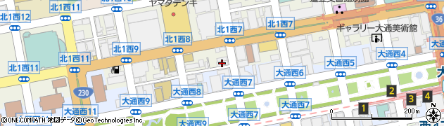 北海道曹達株式会社札幌サテライト周辺の地図