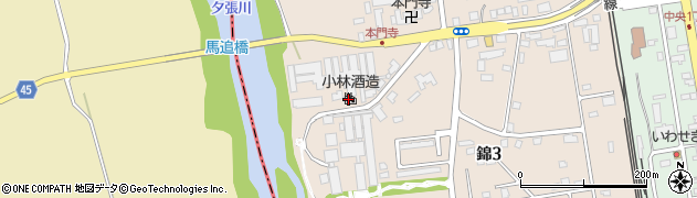 小林酒造株式会社周辺の地図