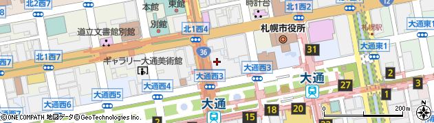 東京海上日動火災保険株式会社　北海道損害サービス部札幌損害サービス第三課周辺の地図