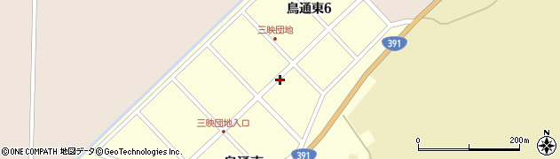 北海道釧路郡釧路町鳥通東5丁目周辺の地図