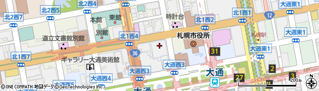 日本調剤　札幌支店周辺の地図