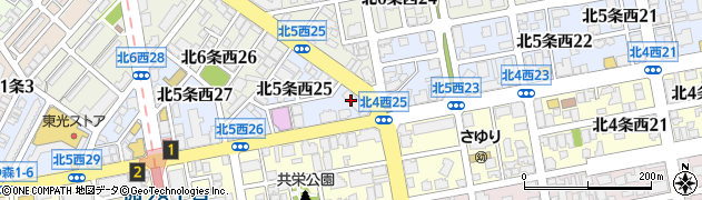 ジャバリン　北円山店周辺の地図