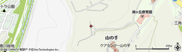 北海道札幌市西区山の手周辺の地図
