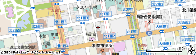 街角の年金相談センター札幌駅前周辺の地図