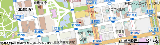 ゆうちょ銀行札幌支店周辺の地図