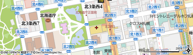 株式会社かんぽ生命保険札幌支店周辺の地図