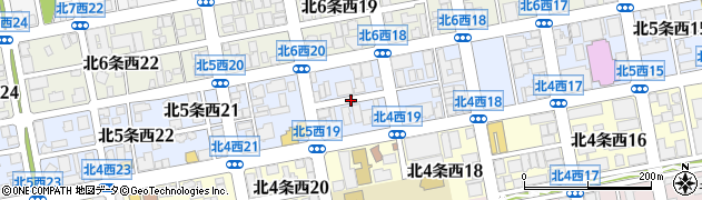北海道札幌市中央区北５条西19丁目周辺の地図
