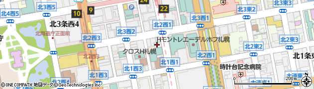 グランバック札幌店周辺の地図