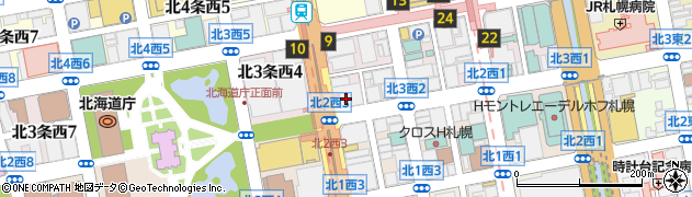 スターバックスコーヒー大同生命札幌ビルミレド地下１階店周辺の地図