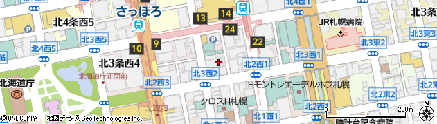 株式会社損害保険リサーチ札幌支社周辺の地図