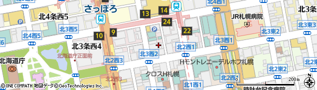 靴専科札幌駅南口店周辺の地図