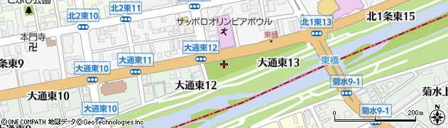 東橋公園周辺の地図