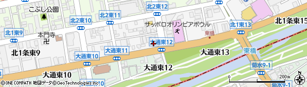 有光工業株式会社　北海道営業所周辺の地図
