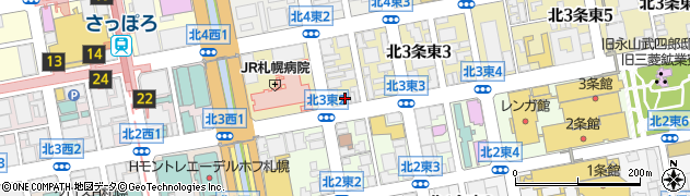 ラ・クラッセ札幌ステーションストリート周辺の地図