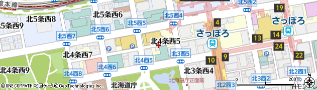 北海道医療大学　札幌サテライトキャンパス周辺の地図
