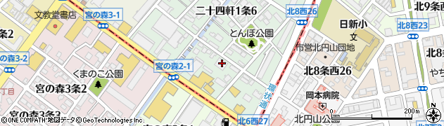 新明和工業株式会社　北海道支店周辺の地図
