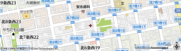 北海道札幌市中央区北７条西19丁目1周辺の地図