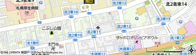 フィリップス・レスピロニクス（合同会社）北海道支店札幌営業所周辺の地図