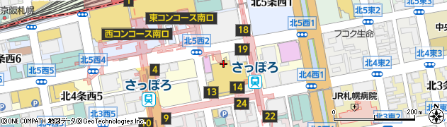 クオール薬局ビックカメラ札幌店周辺の地図
