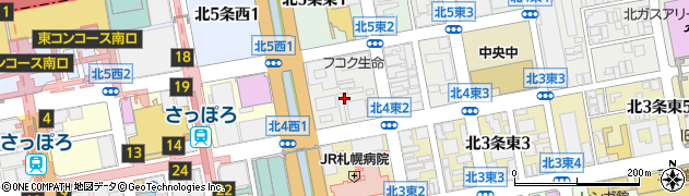株式会社タウ札幌支店周辺の地図