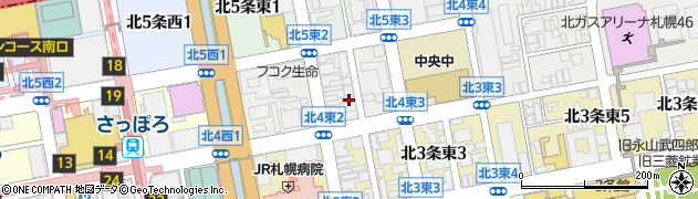 カブラギスタジオ札幌支社周辺の地図