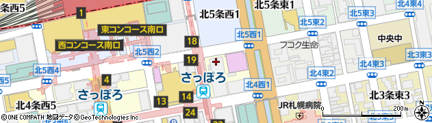 ラーメン札幌一粒庵周辺の地図