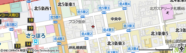 レガロ札幌ステーション周辺の地図