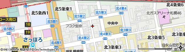 道栄紙業株式会社　札幌寮周辺の地図