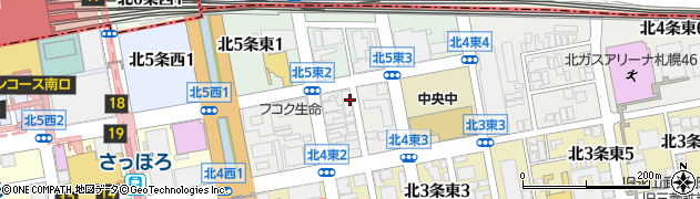 すまいる歯科　札幌駅前ペリオ・インプラントオフィス周辺の地図