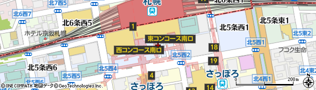 北海道札幌市中央区北５条西3丁目周辺の地図