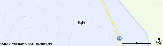 北海道赤井川村（余市郡）旭丘周辺の地図