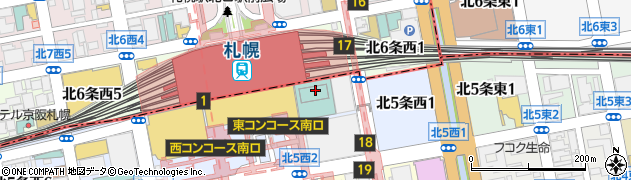 五洋建設株式会社　札幌支店直通建築部周辺の地図