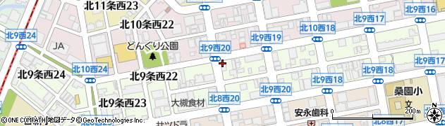 ホンダ札幌販売周辺の地図