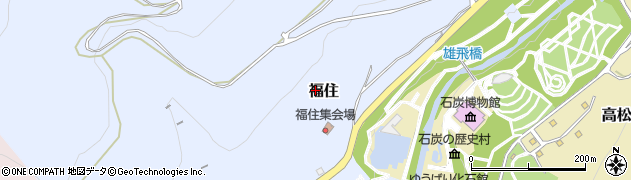 北海道夕張市福住周辺の地図