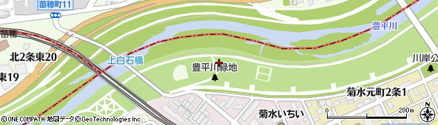 北海道札幌市白石区菊水元町周辺の地図