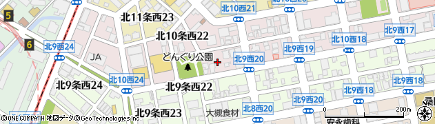 ウチノ看板株式会社　札幌営業所周辺の地図