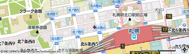 花菱北大・通り店周辺の地図