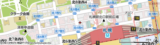 第一学院高等学校札幌キャンパス周辺の地図