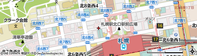 室蘭プリンスホテル　札幌営業所周辺の地図