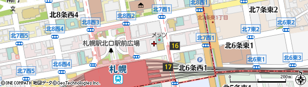 株式会社渡辺組札幌支店周辺の地図