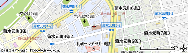 北海道札幌市白石区菊水元町５条周辺の地図