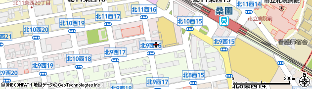 メトロクス札幌周辺の地図