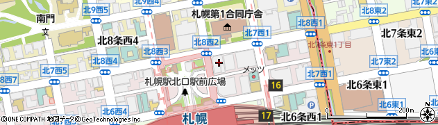 社会保険労務士事務所　ＴＳＣ北海道周辺の地図