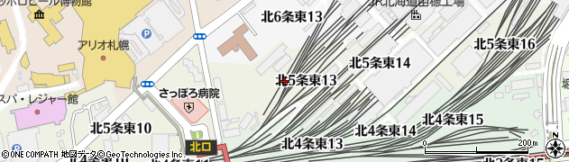 ＪＲ北海道苗穂工場総務科周辺の地図