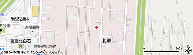 北海道札幌市白石区北郷周辺の地図