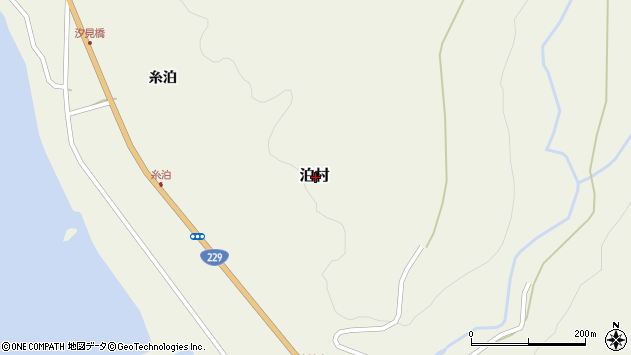 〒045-0203 北海道古宇郡泊村泊村の地図
