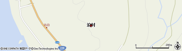 北海道泊村（古宇郡）泊村周辺の地図