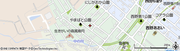 北海道札幌市西区西野７条10丁目周辺の地図